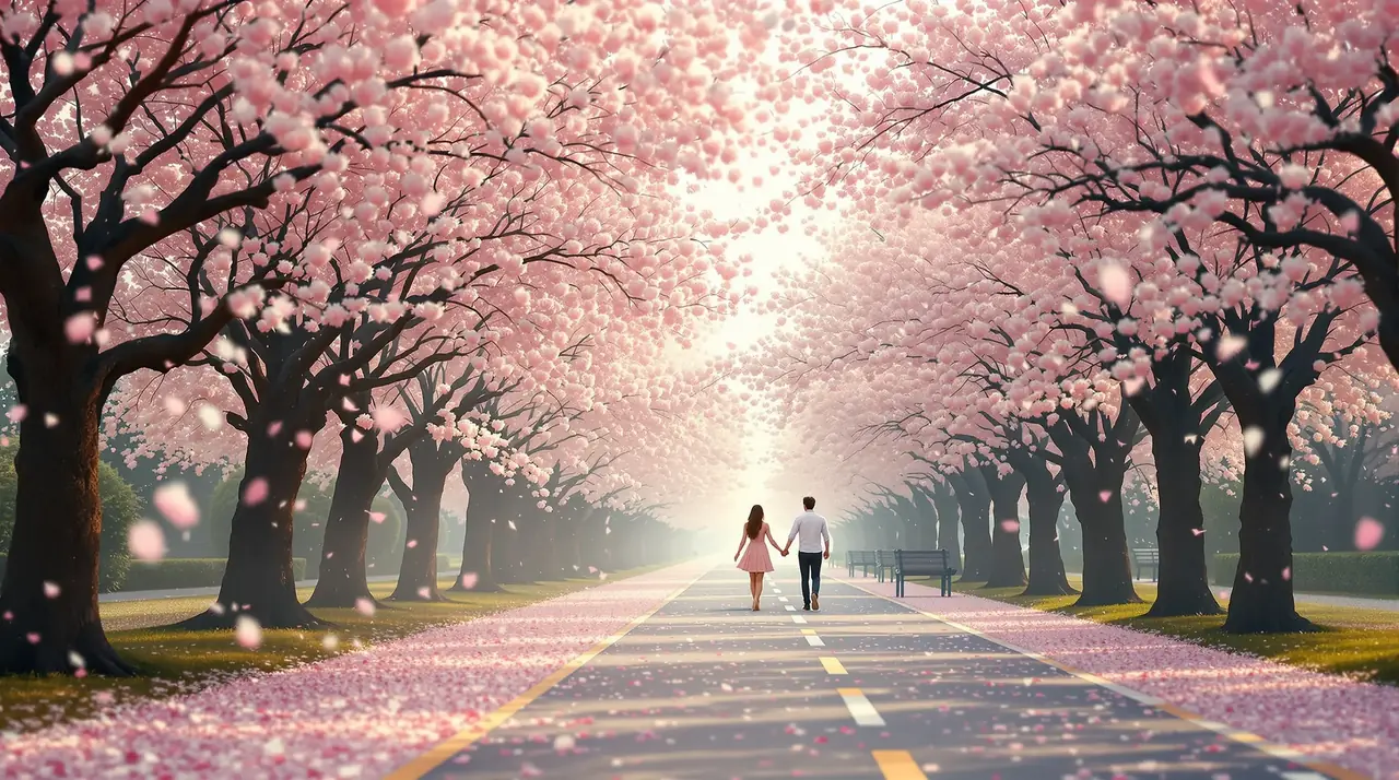 夫妻论坛浪漫如樱花